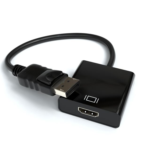 DisplayPort zu HDMI A Female Adapter - Schwarz