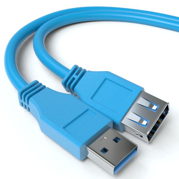 USB Verlängerung A Stecker/A Buchse 3.0, blau - Variation
