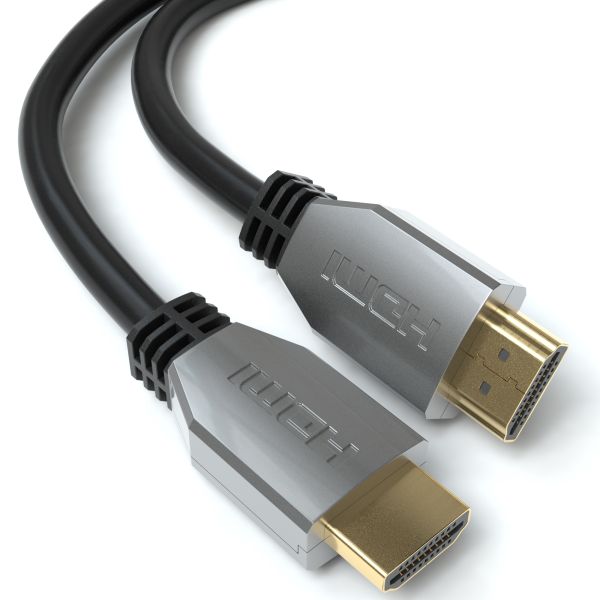 Ultra HDMI Kabel, 10K, Metall, schwarz - Variiation