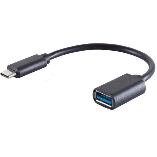 USB-C Adapter, USB-A Buchse, 3.0, OTG, PVC