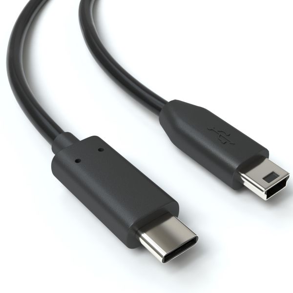 USB-C 2.0 Adapterkabel, Mini-B, schwarz - Variation