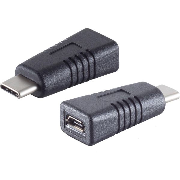 USB-C Adapter, Micro-B Buchse, 2.0, PVC