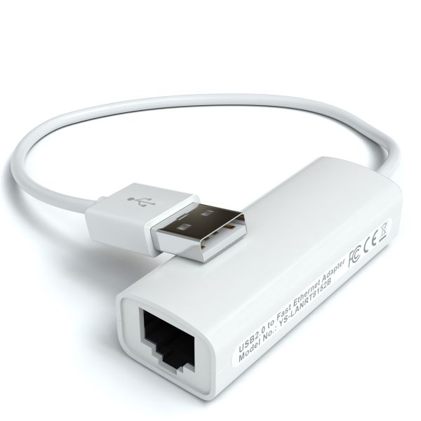 USB 2.0 LAN Adapter - 100mbit / Plug &amp; Play